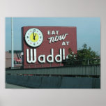 Waddles Restaurant Portland Oregon Poster posters