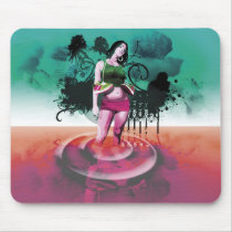 Wading through troubled waters mousepad