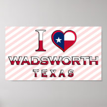Wadsworth, Texas Poster