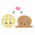 waffle and ice cream love photo sculptures
