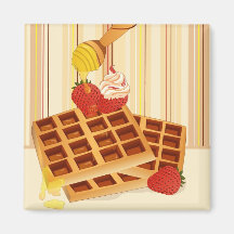 Waffle magnet magnets pour réfrigérateur