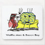 Waffle Man & Bacon Boy Mouse Pad
