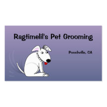 Wagging Dog Sunrise Pet Business Card