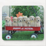 Wagon Pups Mousepad