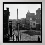 Wagon Train on Marietta Street in Atlanta 1864 Posters
