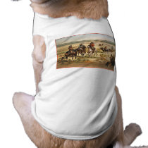 Wagon Train vintage painting Pet Tee