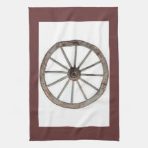 Wagon wheel kitchen towels