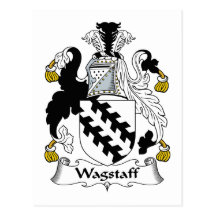 Wagstaff Family Crest Post Card
