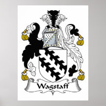 Wagstaff Family Crest Poster
