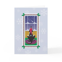 WagsToWishes_Dog Bone Stars Holiday card