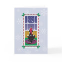 WagsToWishes_Dog Bone Stars Holiday card
