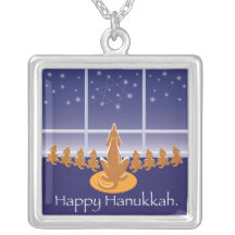 WagsToWishes®_Menorah Dogs_Hanukkah pendant