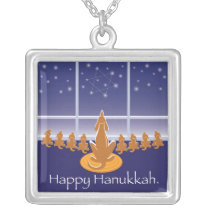 WagsToWishes®_Menorah Dogs_Hanukkah pendant
