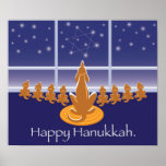 WagToWishes_Menorah Dogs poster posters