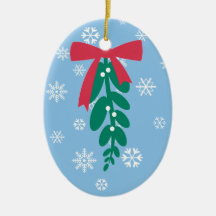 WagToWishes _Mistletoe Merry Kissmas! Christmas Tree Ornaments