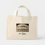 Wahoo Vintage Black & White Totes Bags