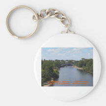 Waikato River, Hamilton Keychain