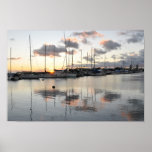 Waikiki Boat Harbor Print