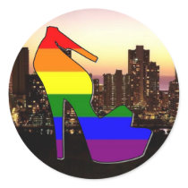 Waikiki Pride Round Sticker