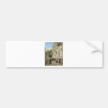 Wailing Wall by Gustav Bauernfeind Bumper Stickers