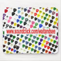 WAIT AND SEE "pick blizzard" mousepad