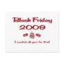 Waited all year for Black Friday shopping Post Card