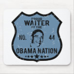 Waiter Obama Nation mousepads
