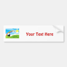 Waiting at Rainbow Bridge Pitbulls Bumper Stickers