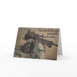 Waiting Deployment Hang in There Card