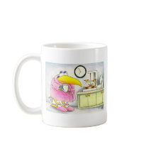 Waiting for morning caffeine mug