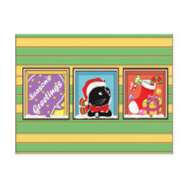 Waiting for Santa Postcard