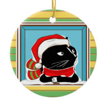 Waiting for Santa V3 Ornament