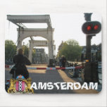 Waiting for Skinny Bridge Amsterdam Mousepad