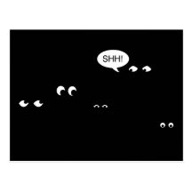 waiting in the dark : surprise party! post card