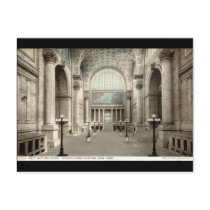 Waiting Room, Pennsylvania Station NY 1913 Vintage Post Cards
