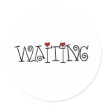 Waiting stickers