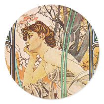 Waiting Woman Sticker