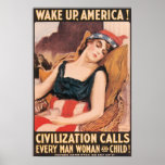 Wake Up America! posters