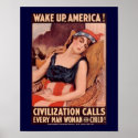 Wake Up America  Vintage posters
