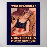 Wake Up America  Vintage posters
