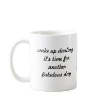 wake up darling coffee mug