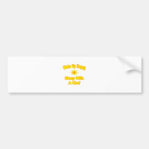 Wake Up Happy ... Sleep With a Chef Bumper Stickers