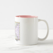"Wake up happy!"  Theresa Hartman Coffee Mugs