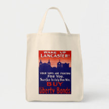 Wake Up Lancaster Tote Bags