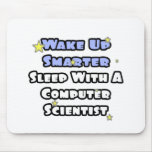 Wake Up Smarter...Sleep w Computer Scientist mousepads