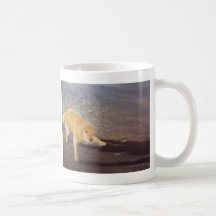 "Wake with a Shake" - Golden Retriever Mug