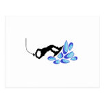 Wakeboard Blue Postcard