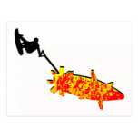 Wakeboard BomB Standing Postcard
