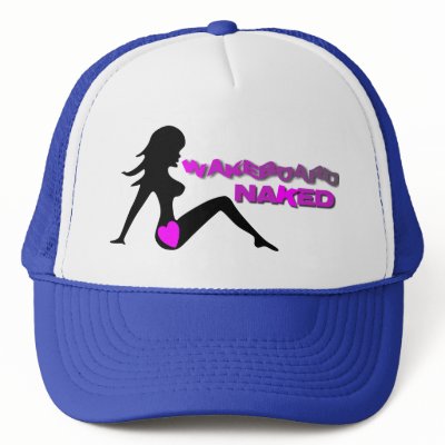 Wakeboard Naked Men`s Baseball Hat