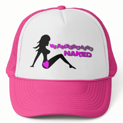 Wakeboard Naked Sexy Pink Hat